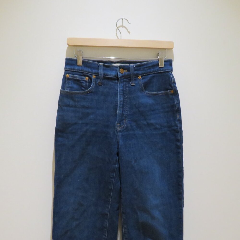 MADEWELL The Perfect Vintage Wide-Leg Jean in Chartwood Wash Size 27 Preppy - Picture 3 of 13
